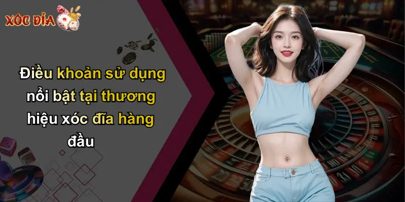 Điều khoản sử dụng nổi bật tại thương hiệu xóc đĩa hàng đầu