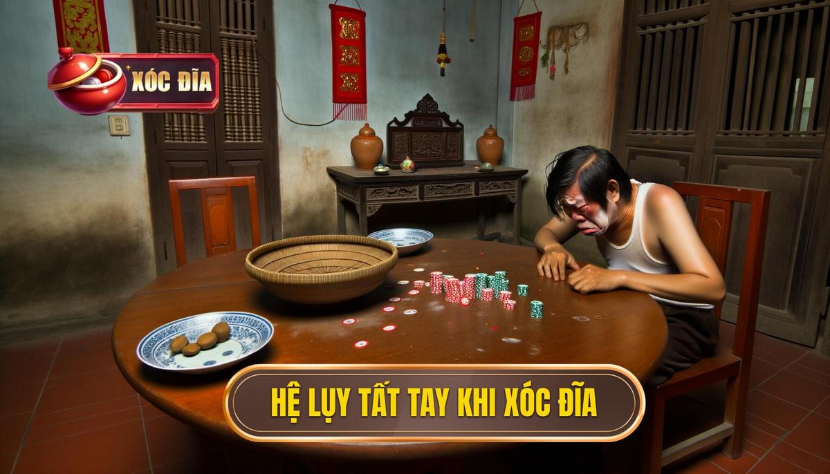 Tác hại của việc tất tay trong xóc đĩa