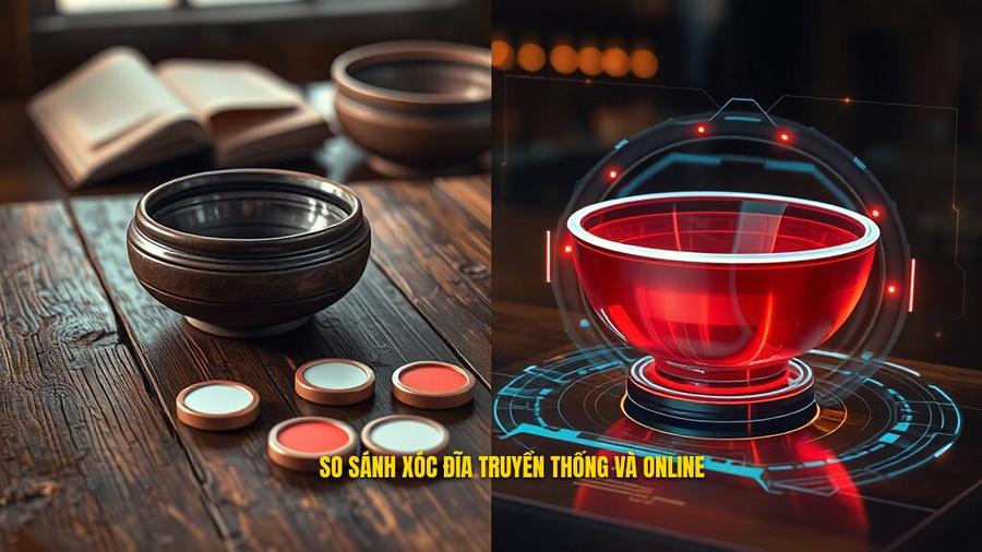 So Sánh Xóc Đĩa Truyền Thống Và Xóc Đĩa Online 2026